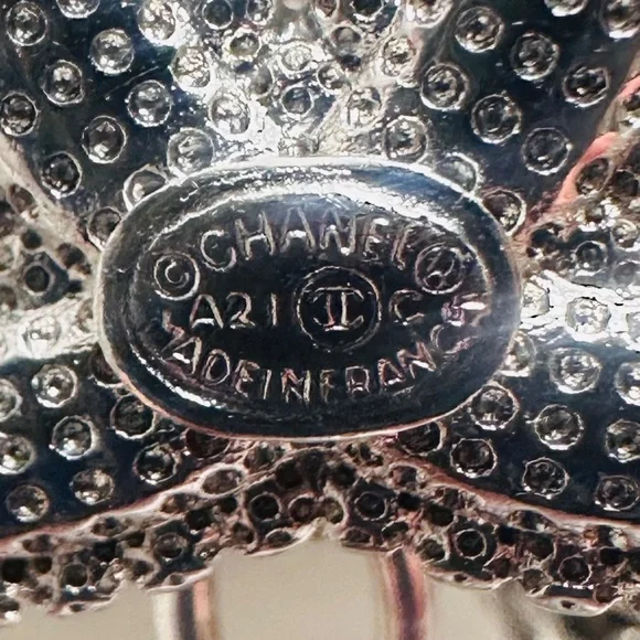 CHANEL (stamped & auth.) silver/blk charm & Panther Keychain/BagCharm. New. - Picture 7 of 11